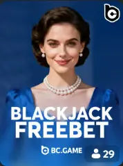 Blackjack Freebet BC Game Perú cover